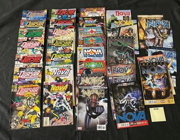 Quasar & Nova Marvel Comic Books