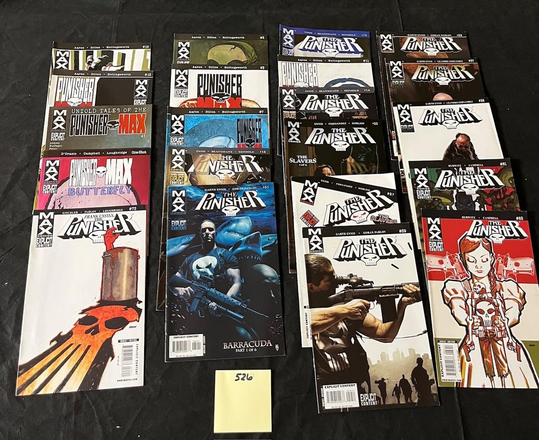 Punisher Marvel Max Comic Books (1 of 1)