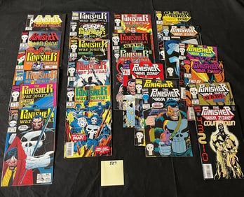 Punisher War Zone & War Journal Comic Books