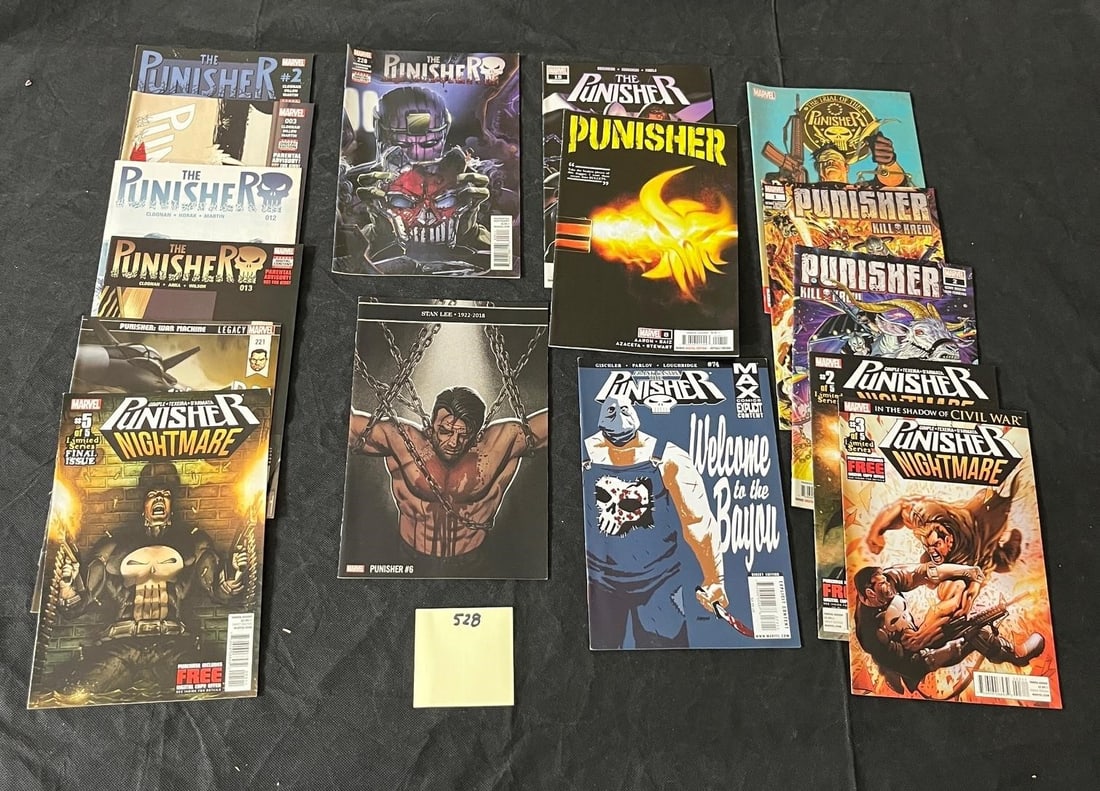 Punisher Nightmare + Modern Age Comic Books: We are a veteran owned company. Please look at the Photos Carefully to determine condition of lot. All lots sold as is. Please message if you have any questions. By placing a bid, you agree to the ter