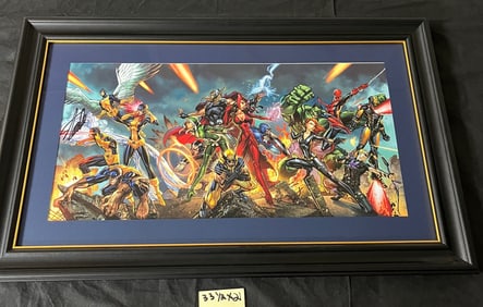 Stan Lee Signed J. Scott Campbell Print Beauty!