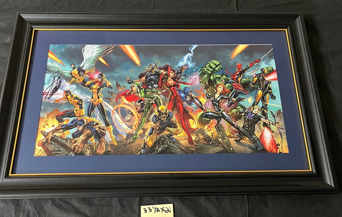 Stan Lee Signed J. Scott Campbell Print Beauty! (1 of 2)