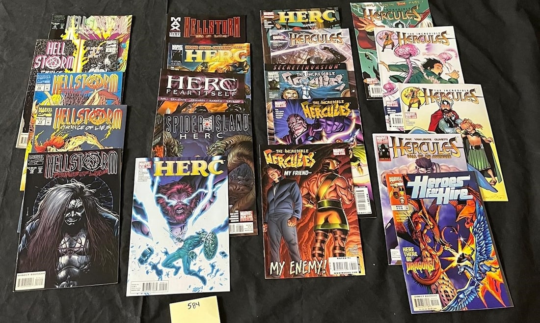 Hellstorm Heroes for Hire + Marvel Comic Books (1 of 1)
