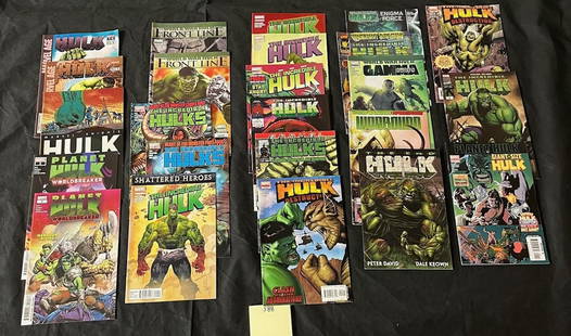 Group of Modern Age Hulk Marvel Comic Books: We are a veteran owned company. Please look at the Photos Carefully to determine condition of lot. All lots sold as is. Please message if you have any questions. By placing a bid, you agree to the ter