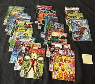 Invincible Iron Man Copper Age Marvel Comic Lot