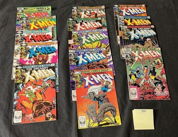 X-men Marvel 1st Series Bronze Age Comic Books