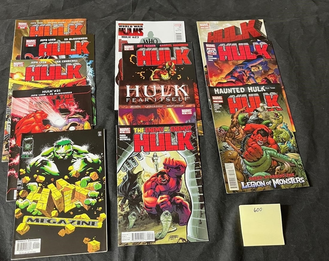 Hulk Feat Red Hulk, Jeph Loeb Story Comic Books (1 of 1)