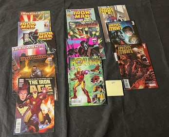 Iron Man, Ultimate Iron Man, + Marvel Comic Books