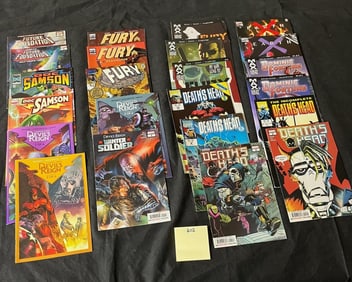 Fury, Earth X + Marvel Comic Books