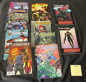 Star Jammers, Star Lord, + Marvel Comic Books