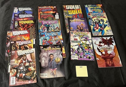 Squadron Supreme + Marvel Modern Age Comic Books