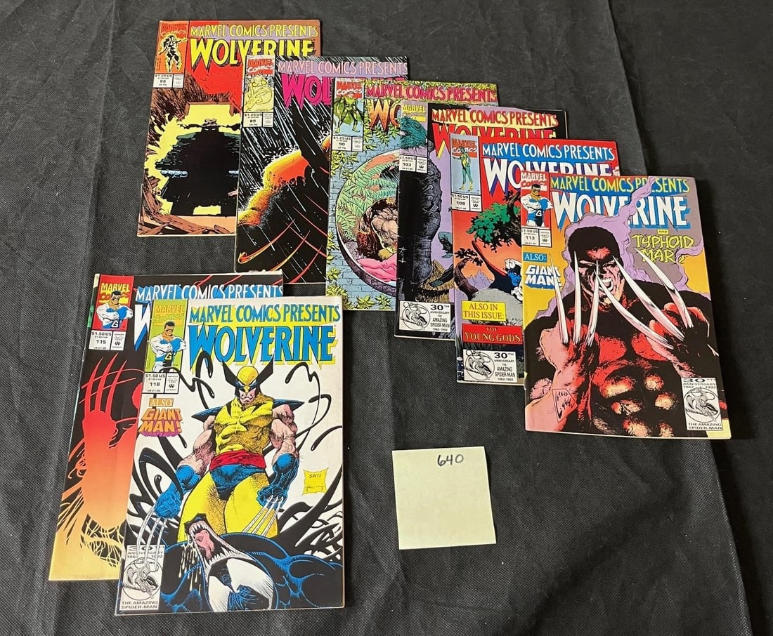Marvel Comics Presents Wolverine Comic Books (1 of 1)