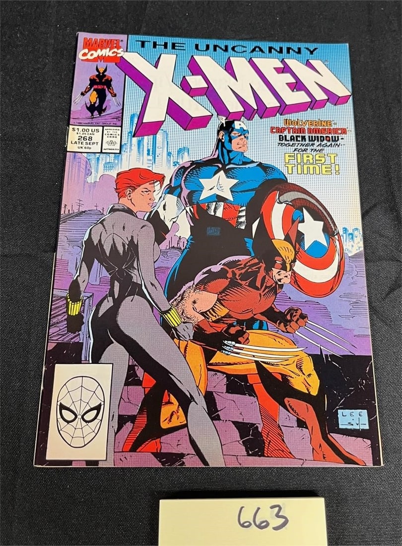 X-men 268 WWII Cap Meets Wolverine Story: We are a veteran owned company. Please look at the Photos Carefully to determine condition of lot. All lots sold as is. Please message if you have any questions. By placing a bid, you agree to the ter
