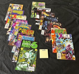 Galactic Guardians, Galactus, + Marvel Comic Books