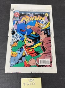Robin Front Page Four Color Art Proof