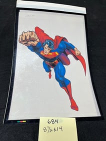 Superman Four Color Art Proof