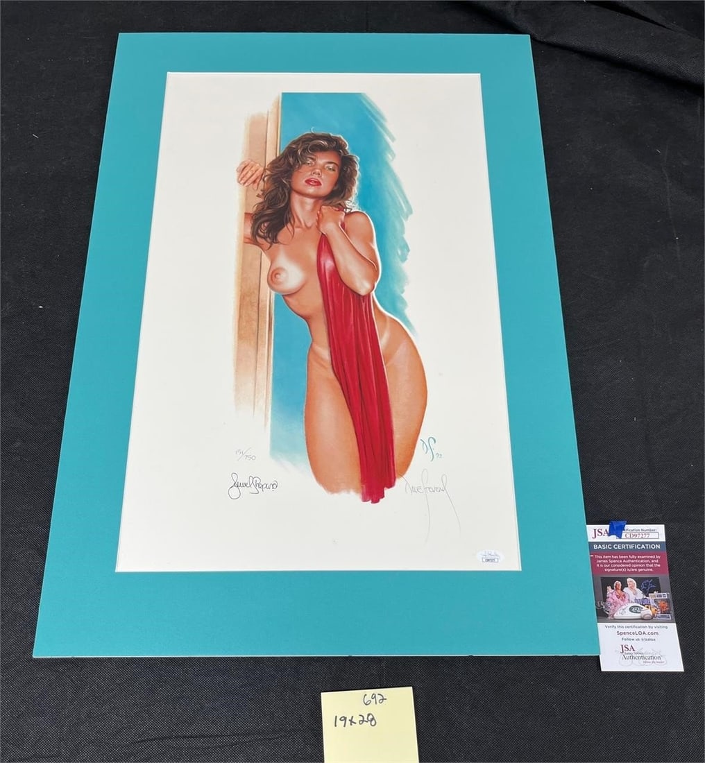 Dave Stevens Signed Print w/JSA COA + Signed (1 of 3)