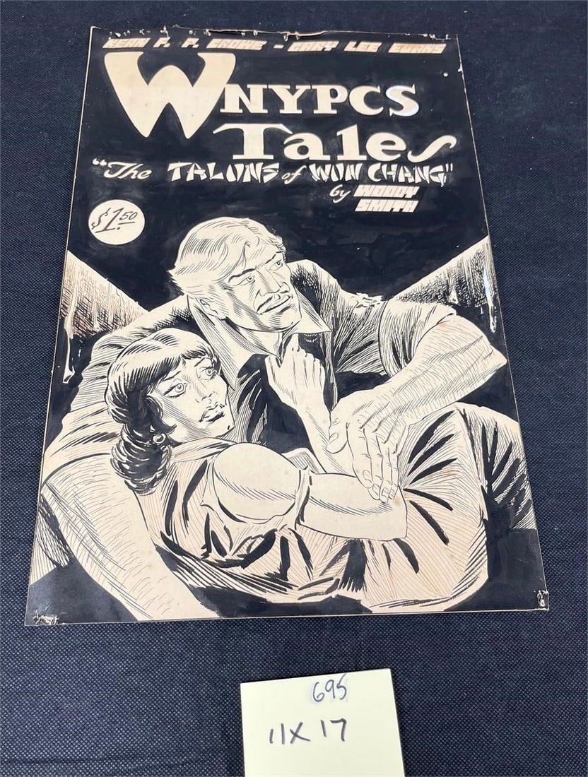 Peter Iro Wnypcs Tales Front Page Comic Original Art (1 of 3)