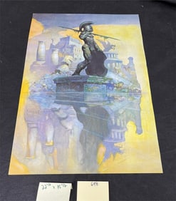 Frank Frazetta Color Print