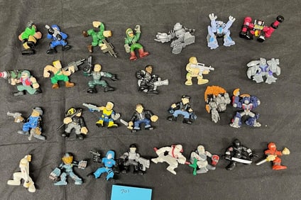 Group of Mini-Action Figures