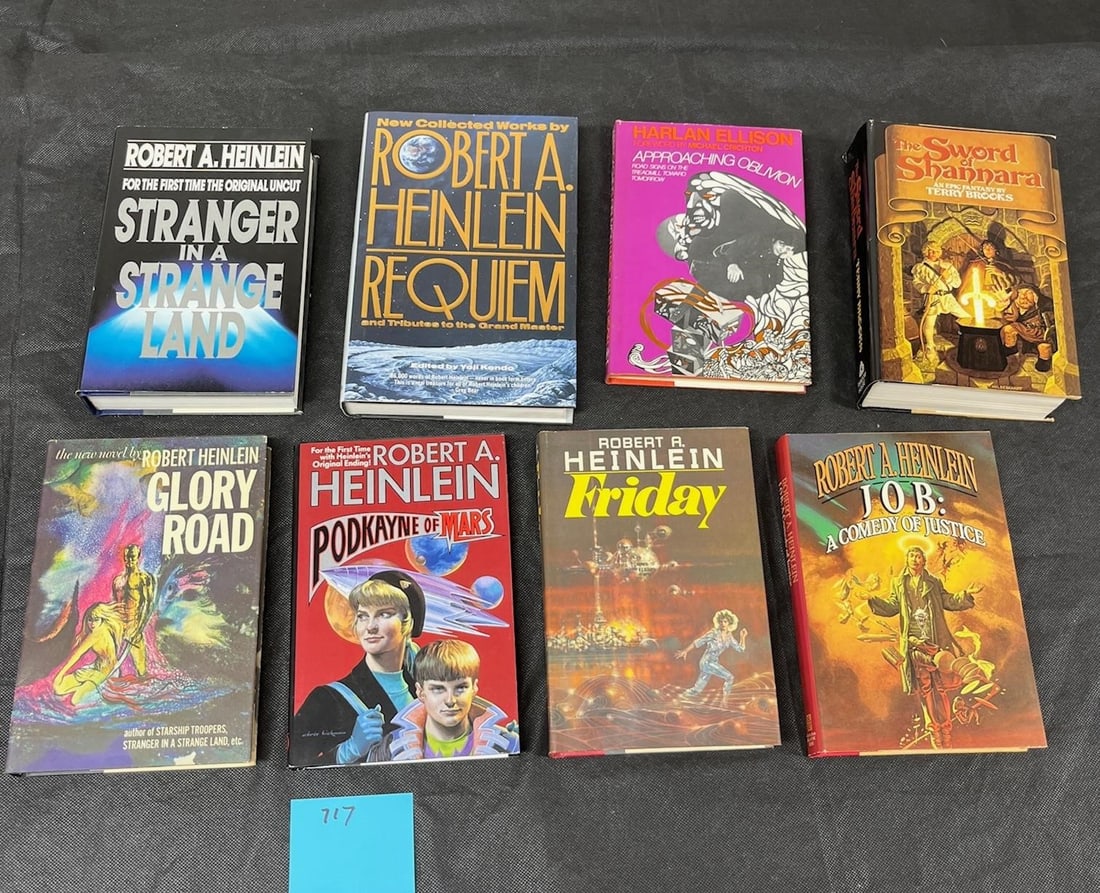 Robert Heinlein Hard Cover Novels (1 of 1)