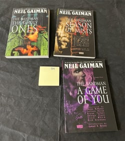 Group of Neil Gaiman Sandman TPB Graphic Novels