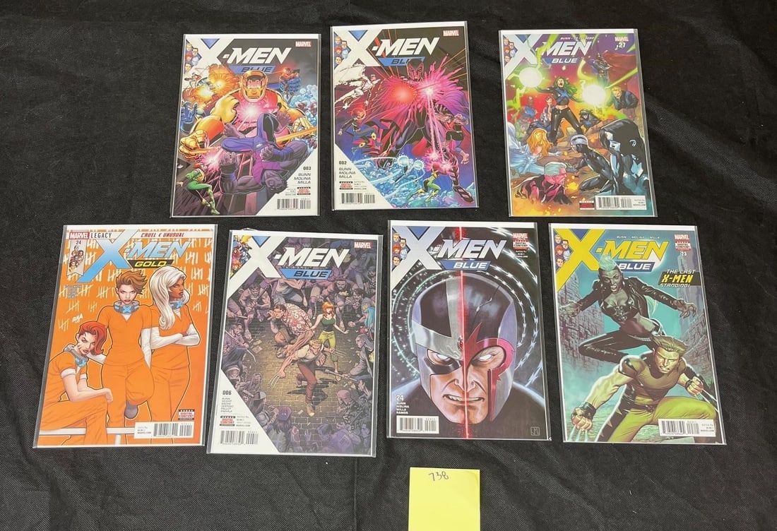 X-men Blue & X-men Gold Marvel Comic Books (1 of 2)