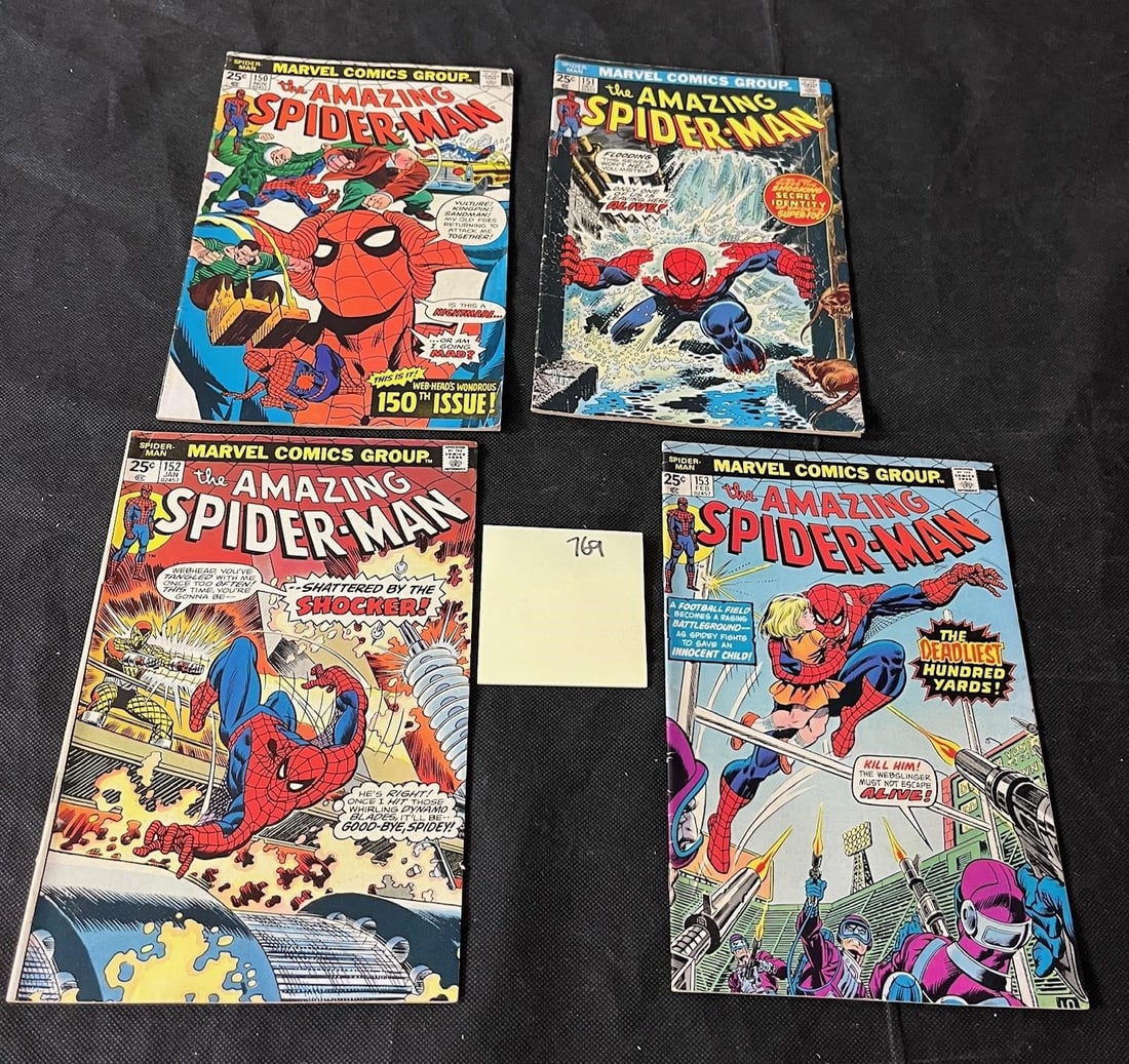Amazing Spider-man 150-153 Marvel Bronze Age Keys (1 of 2)