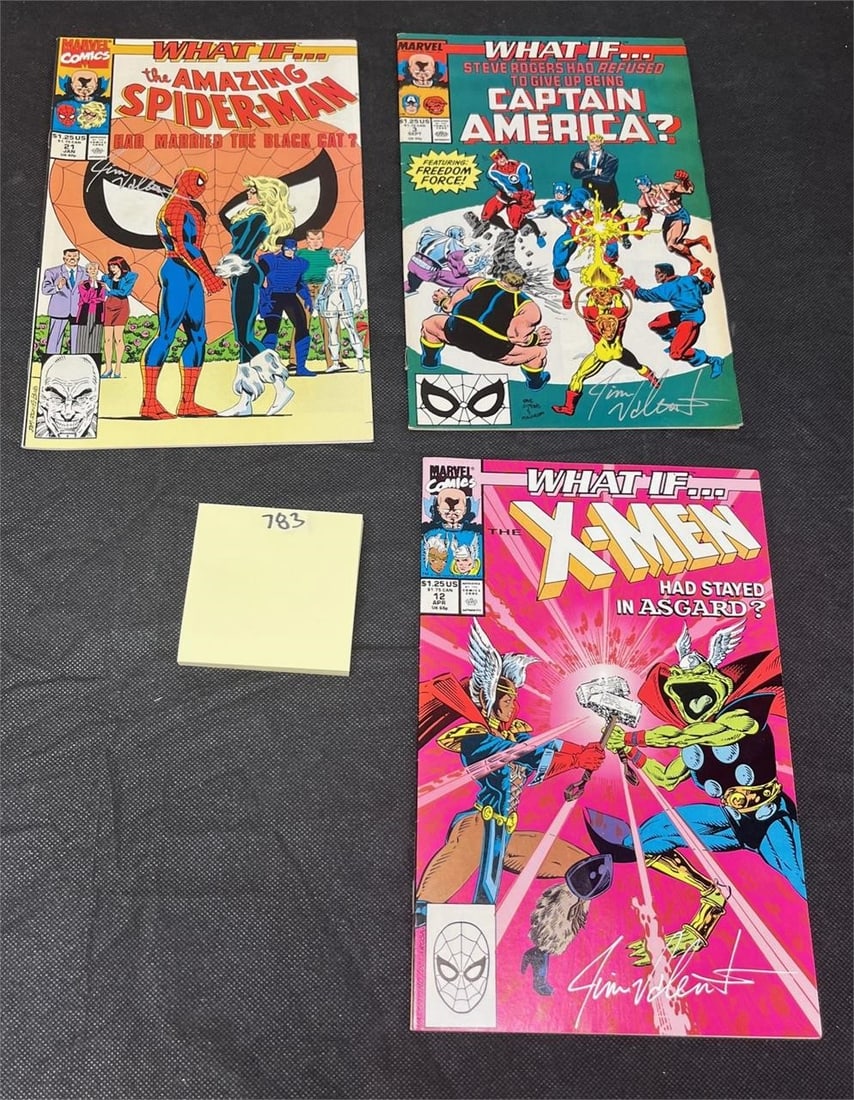 3 Marvel Comic Books Signed by Jim Valentino (1 of 4)