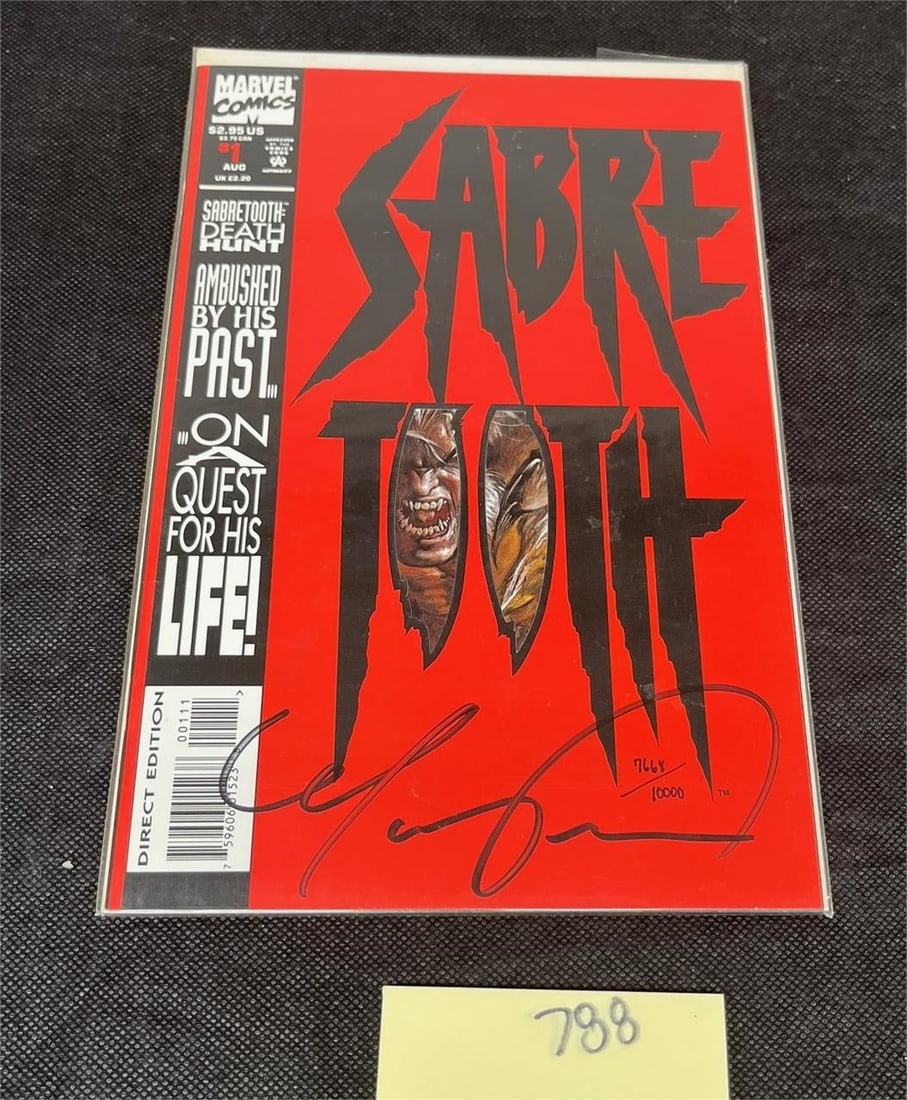Sabretooth Comic Signed by Mark Texiera W/DF COA (1 of 2)