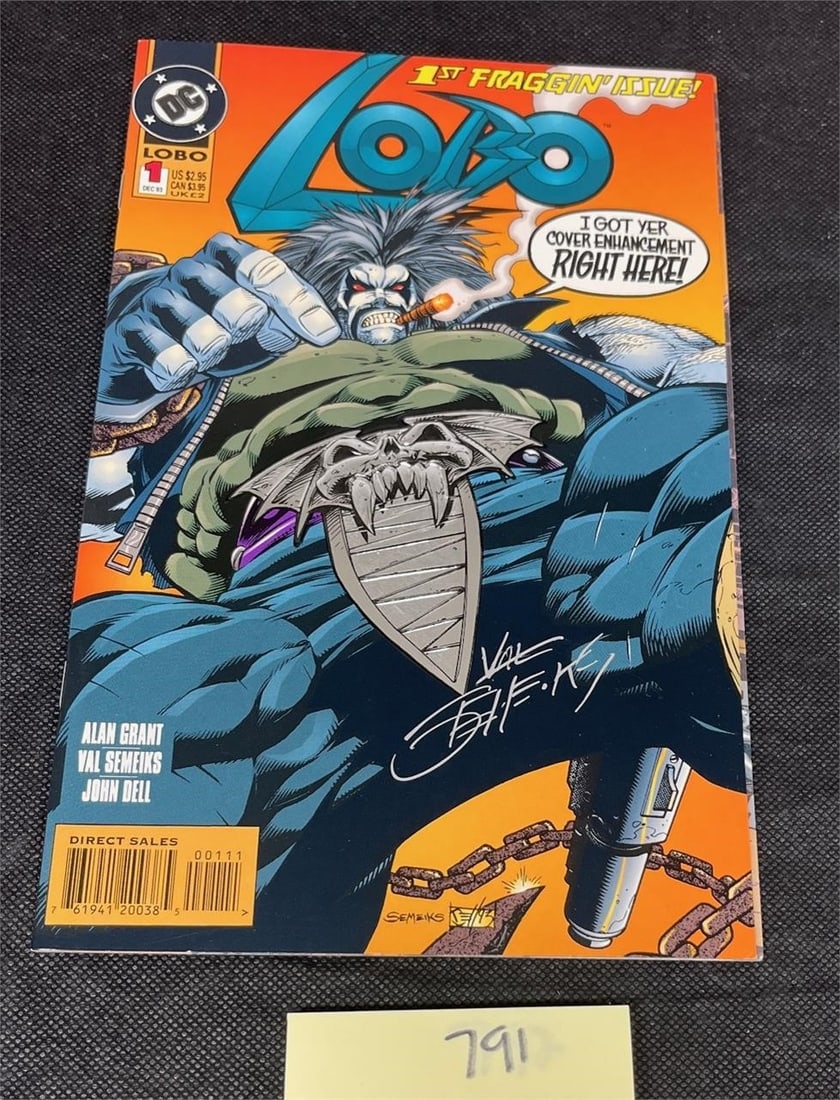 Lobo 1 Comic Signed by Val Semeiks (1 of 1)