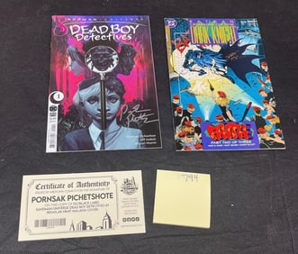 Bart Sears & Pichetshote Signed Comic Books