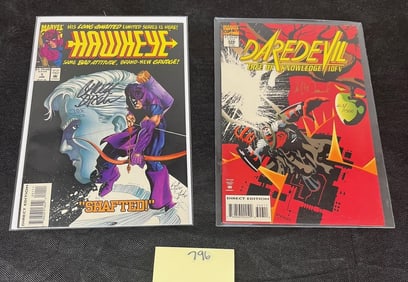 Chuck Dixon + Daredevil Signed Comics