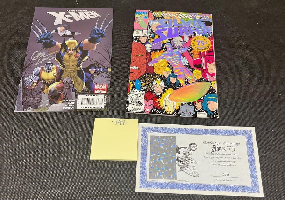 Greg Land & Ron Lim Signed Marvel Comic Books (1 of 2)
