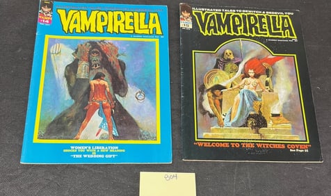 Vampirella 14 & 15 Warren Magazine Bronze Age