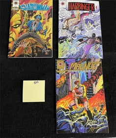 Harbinger 0 Signed by David Lapham + 2 Valiant
