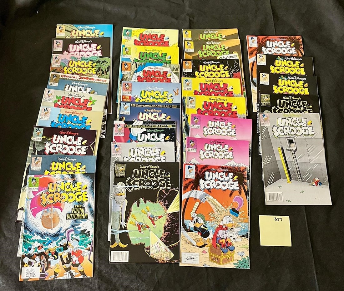 Large Uncle Scrooge Disney Comics Lot (1 of 1)