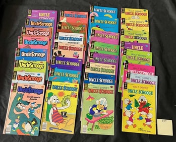 Large Gold Key Uncle Scrooge Comic Books