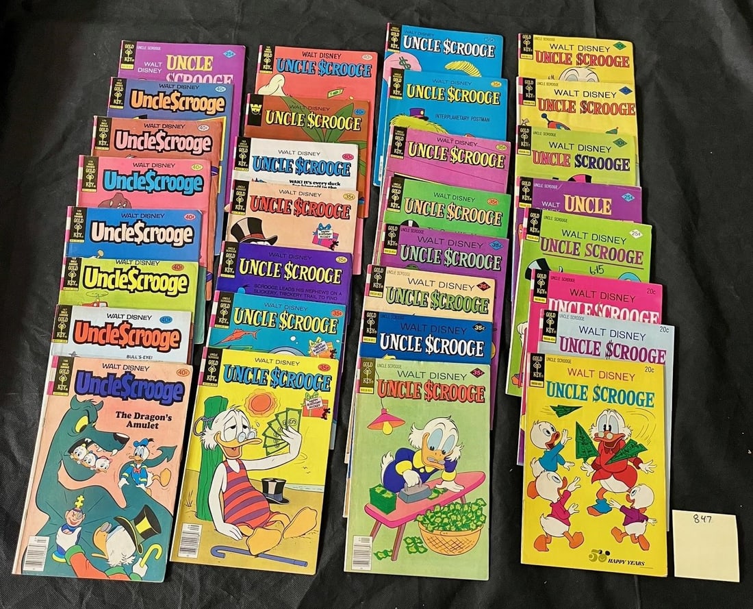 Large Gold Key Uncle Scrooge Comic Books (1 of 1)