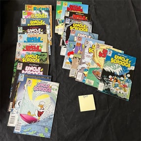 Group of Uncle Scrooge Comic Books