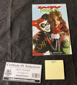 Jody Houser Signed Harley Quinn & Poison Ivy 1