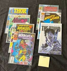 Group of Mixed Marvel Comic Books