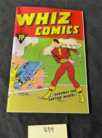 Whiz Comics Foil Re-print comic