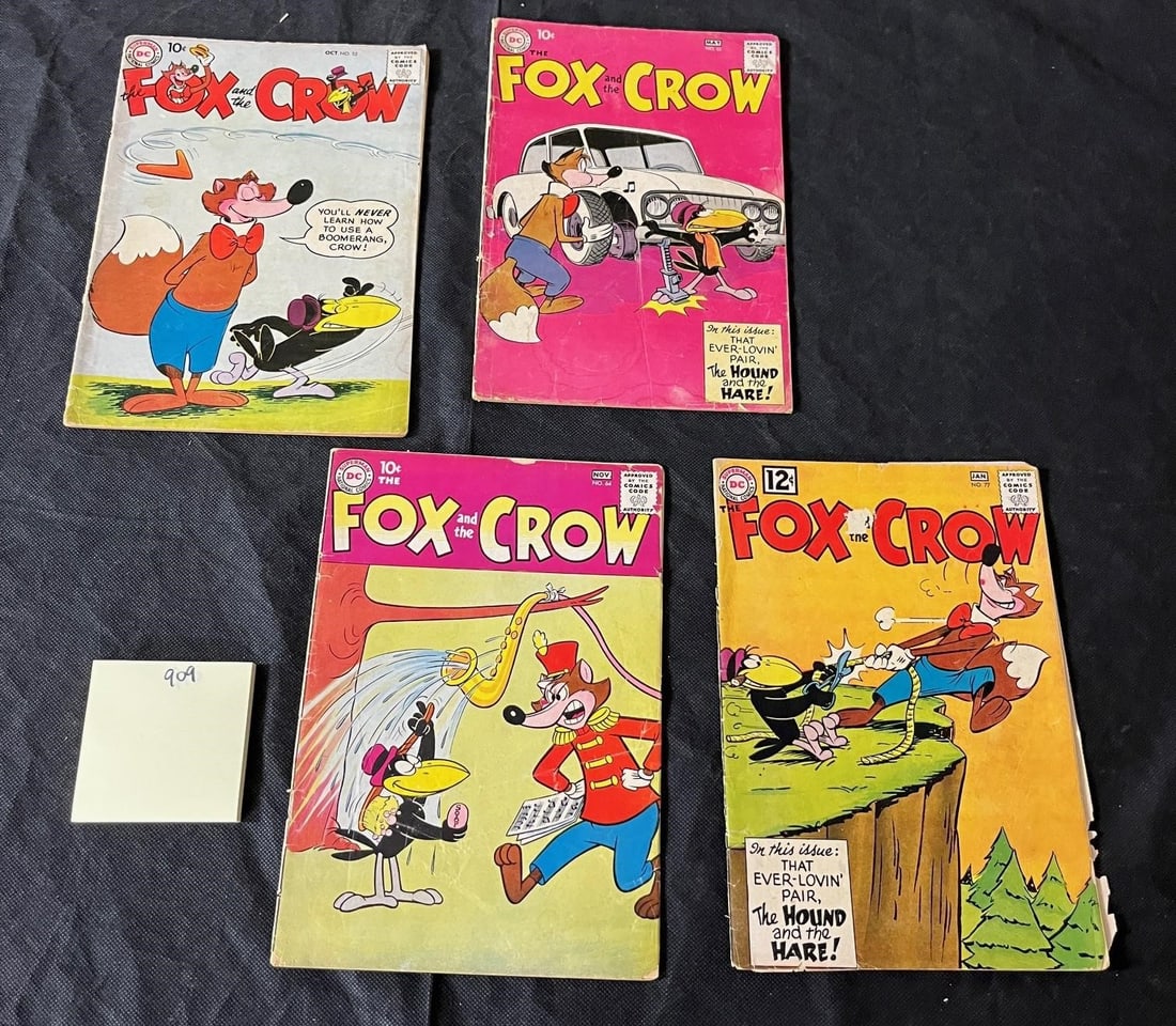 Fox & Crow DC Silver Age Comic Books (1 of 2)