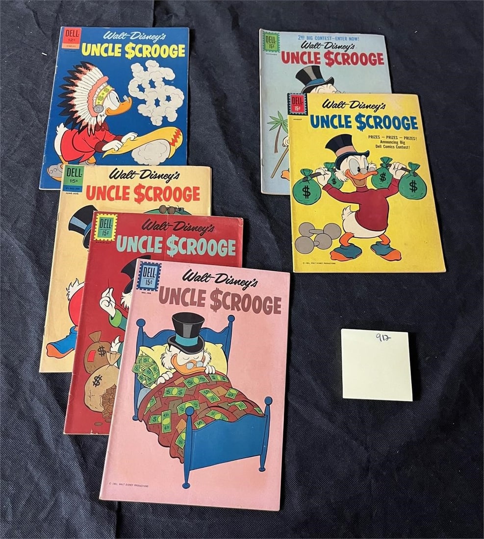 Uncle Scrooge Dell 15 Cent Comic Books (1 of 1)