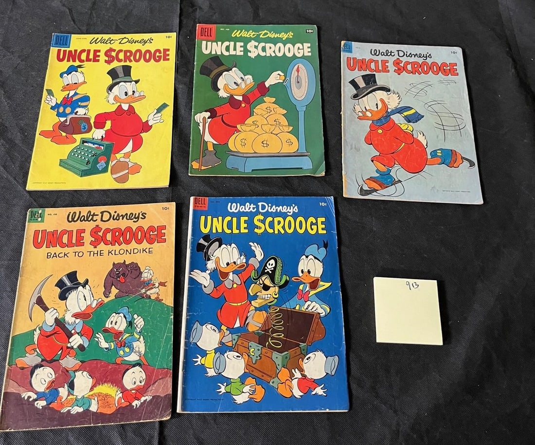 Uncle Scrooge & Four Color Golden Age Comic Books (1 of 2)