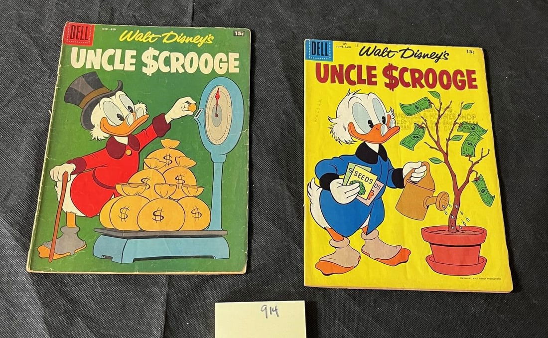 Uncle Scrooge Dell 15 Cent Variant Cover Comics (1 of 2)