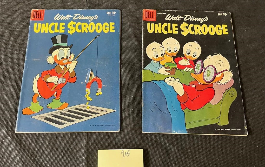 Uncle Scrooge 10 Cent Golden Age Comic Books (1 of 3)