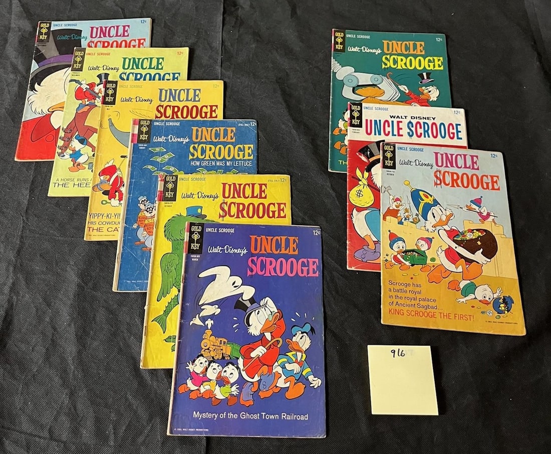 Uncle Scrooge 12 Cent Gold Key Comic Books (1 of 1)