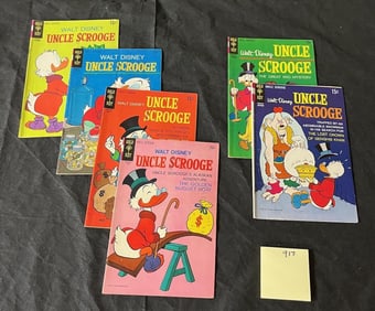 Uncle Scrooge 15 Cent Gold Key Comic Books